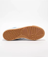 adidas Nora Light Blue, Cloud White & Gum Skate Shoes