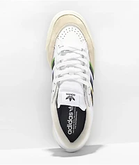 adidas Nora White, Navy, & Gold Skate Shoes
