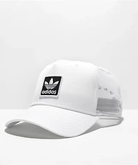 adidas Original Dart Trefoil Patch White Snapback Hat