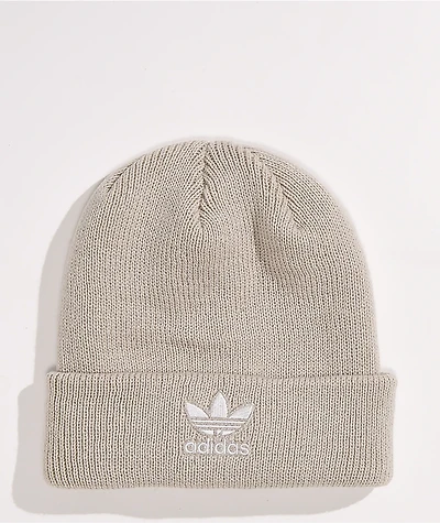 adidas Original Trefoil Tan & White Beanie