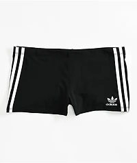 adidas Originals 3 Stripe Black Lounge Shorts