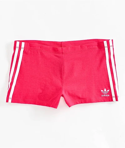 adidas Originals 3 Stripe Pink Lounge Shorts