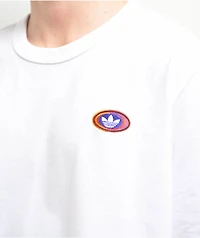 adidas Originals 90s Print White T-Shirt