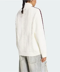 adidas Originals Archive Cutline Off White Track Zip Sweater