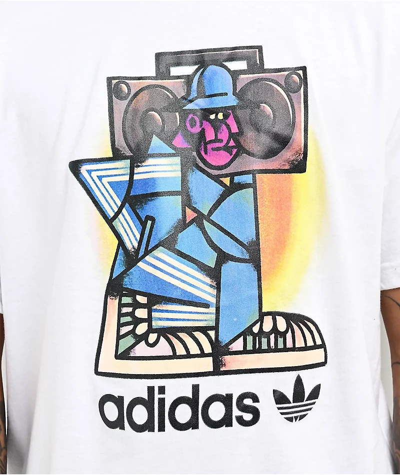 adidas Originals B-Boy White T-Shirt