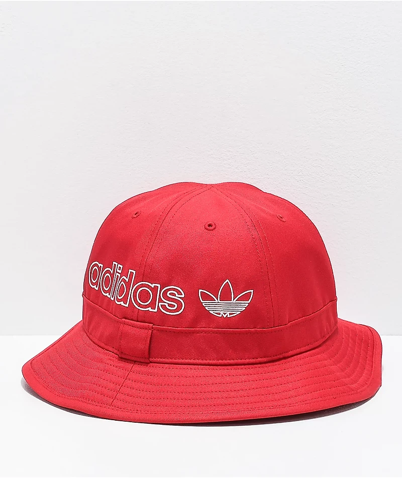 adidas Originals Bell Scarlet Bucket Hat