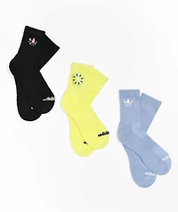 adidas Originals Bold Trefoil 3 Pack Ankle Socks