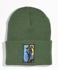 adidas Originals Camo Logo Green Beanie