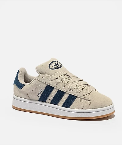 adidas Originals Campus 00s Beige, Blue & White Shoes