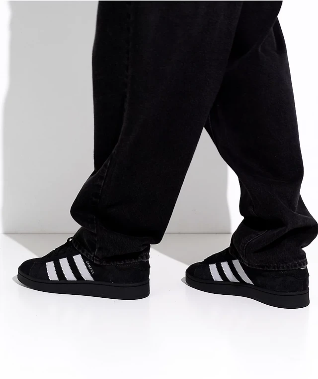 adidas gazelle silver green womens Adidas Campus 00s Black/White Sneakers main image 0