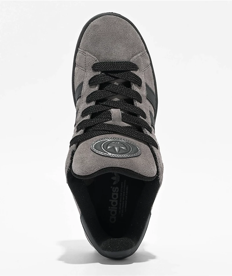 adidas Originals Campus 00s Charcoal & Core Black Skate Shoes