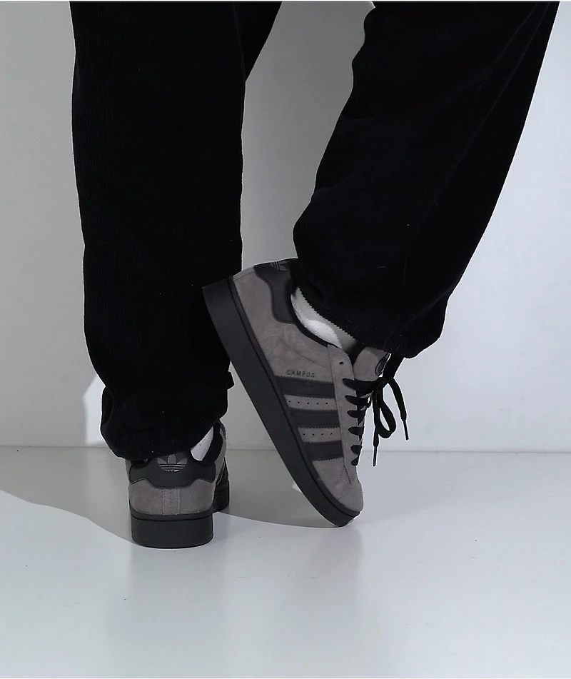 adidas Originals Campus 00s Charcoal & Core Black Skate Shoes