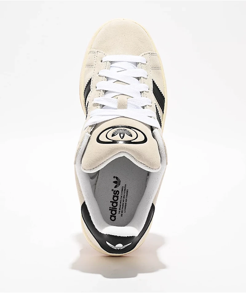 adidas Originals Campus 00s Crystal White & Core Black Shoes