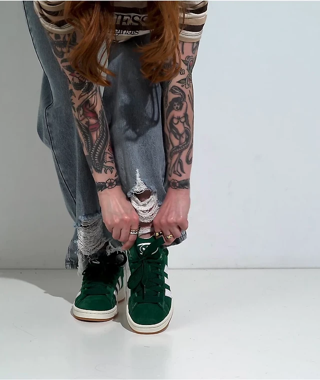 adidas gazelle silver green womens Adidas Campus 00s Solar Green – Flower Kickz main image 0