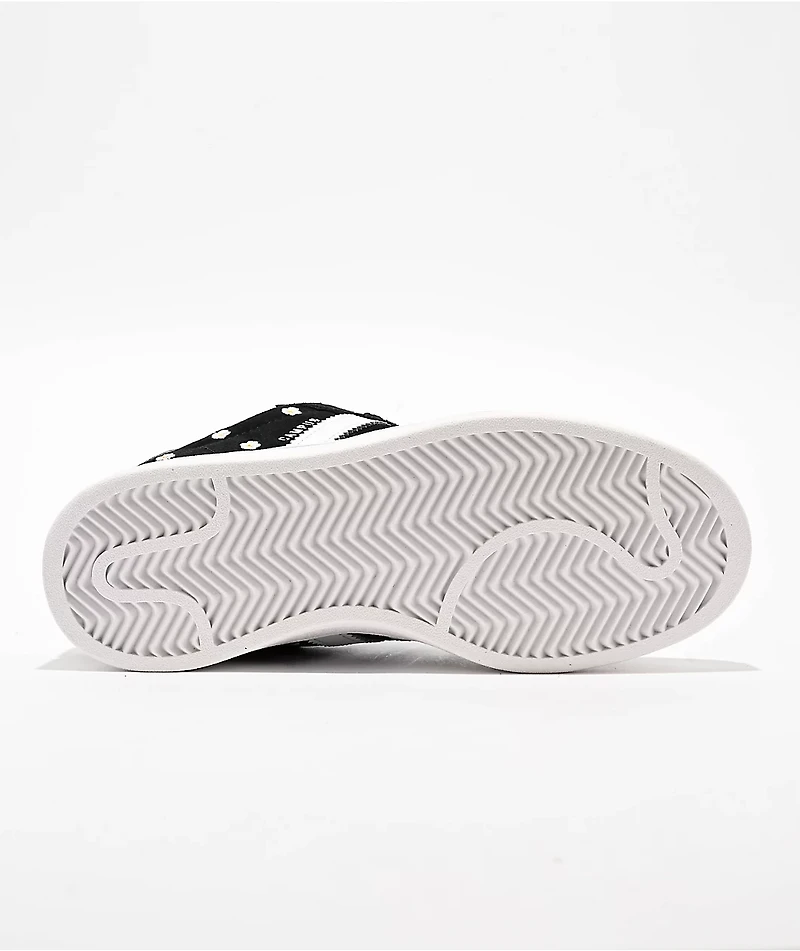 adidas Originals Campus 00s Flower Core Black & Cloud White Shoes
