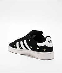 adidas Originals Campus 00s Flower Core Black & Cloud White Skate Shoes