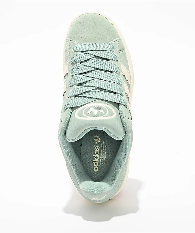 Adidas Originals Campus 00s Hazy Green & Off White Shoes | MainPlace Mall