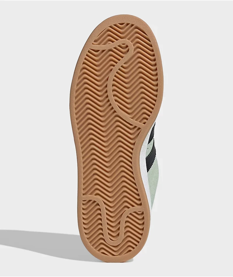adidas Originals Campus 00s Linen Green, Core Black & Cloud White Skate Shoes