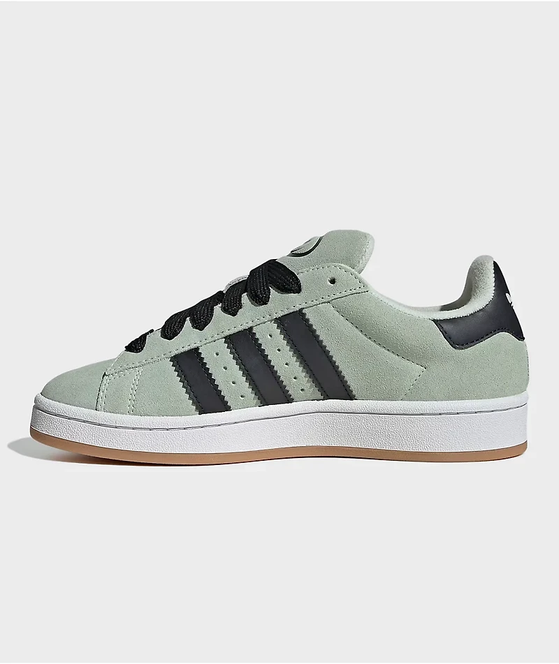 adidas Originals Campus 00s Linen Green, Core Black & Cloud White Skate Shoes