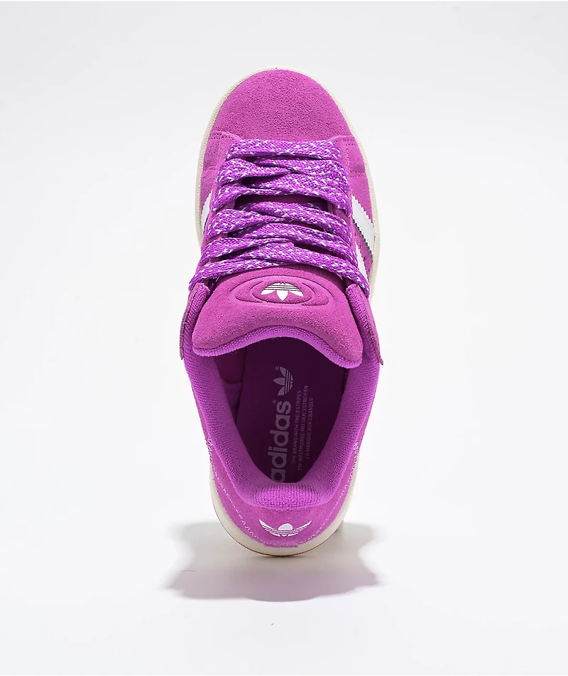 adidas Originals Campus 00s Semi Lucid Fuchsia & Cloud White Skate Shoes