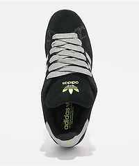 adidas Originals Campus 90's Core Black, Grey Two & Gold Metallic Skate Shoes