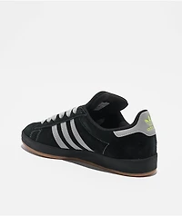 adidas Originals Campus 90's Core Black, Grey Two & Gold Metallic Skate Shoes