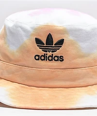 adidas Originals Color Wash Peach Tie Dye Bucket Hat