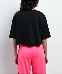 adidas Originals Essentials Black Boxy Crop T-Shirt