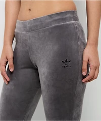 adidas Originals Essentials Purple Velour Flare Track Pants