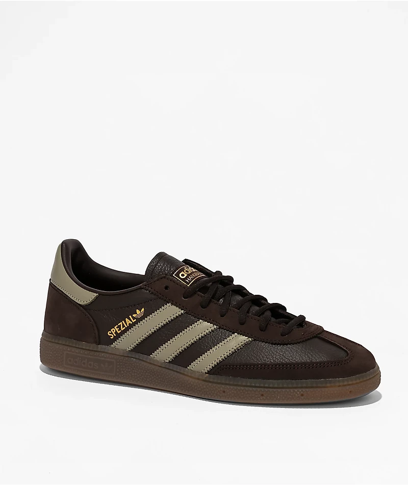 adidas Originals Handball Spezial Aurora Coffee, Silver Pebble & Gum Shoes