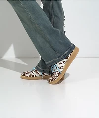 adidas Originals Handball Spezial Cow Print Brown, White & Blue Shoes