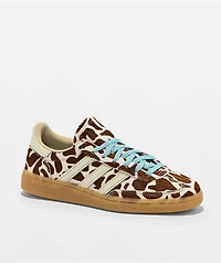 adidas Originals Handball Spezial Cow Print Brown, White & Blue Shoes