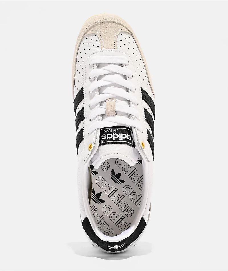 adidas Originals Japan Cloud White, Core Black & Gold Metallic Shoes