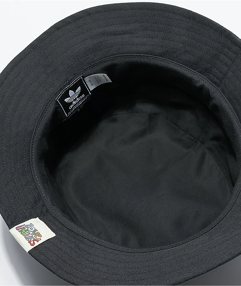 adidas Originals Love Unites Black Bucket Hat