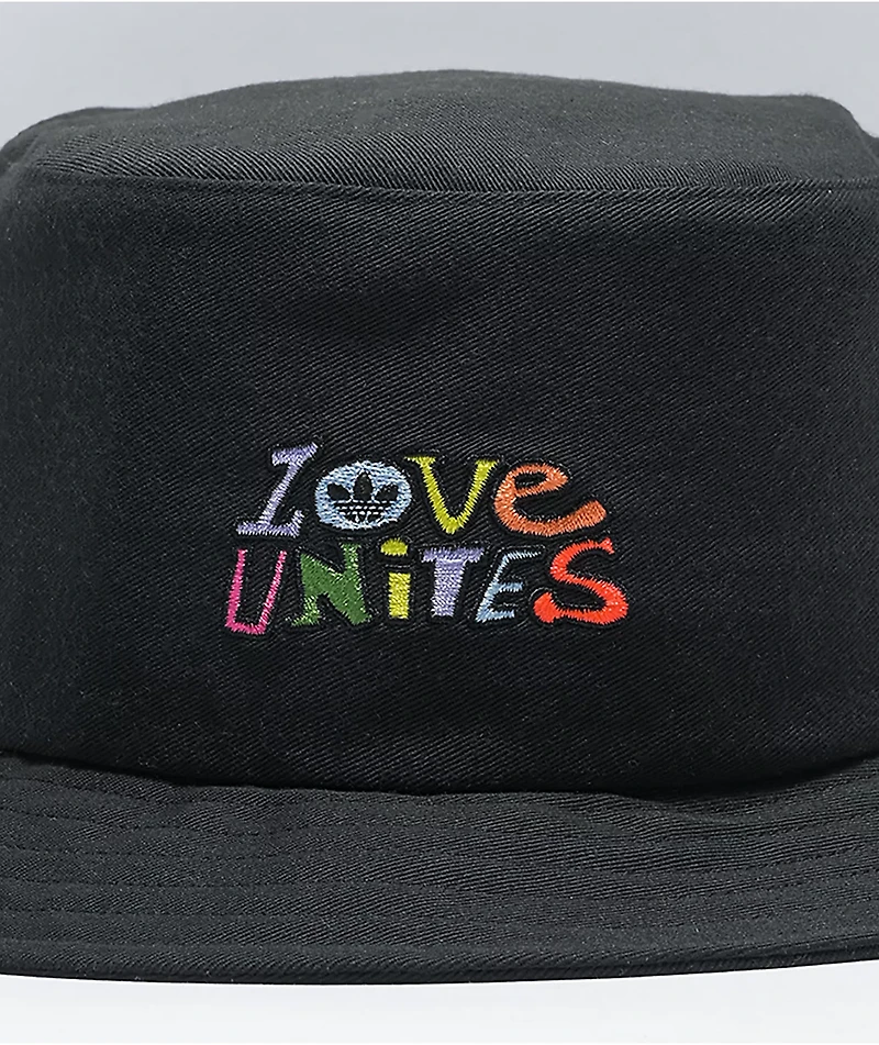 adidas Originals Love Unites Black Bucket Hat