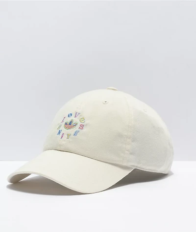 adidas Originals Love Unites White Strapback Hat