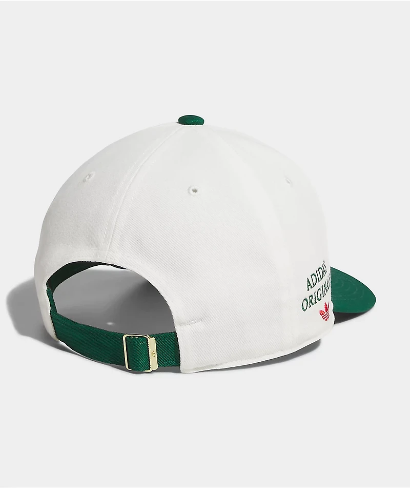 adidas Originals Mexico 2 Tone Off-White & Green Strapback Hat