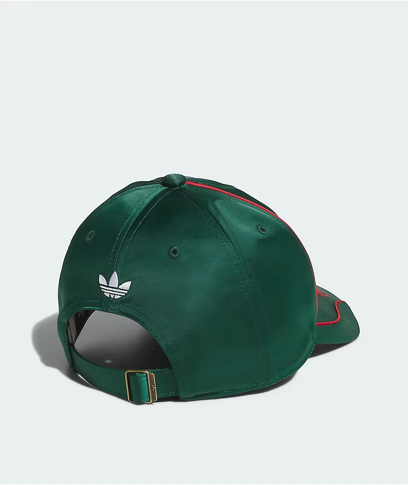 adidas Originals Mexico Green Satin Strapback Hat