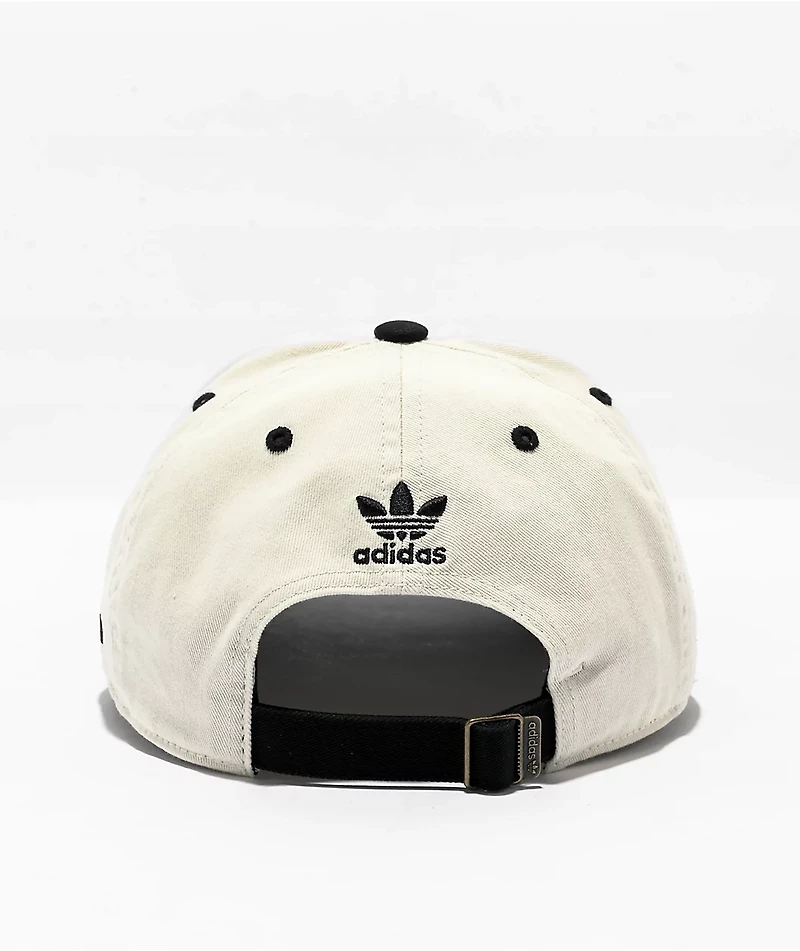 adidas Originals Relaxed New Prep Black & White Strapback Hat