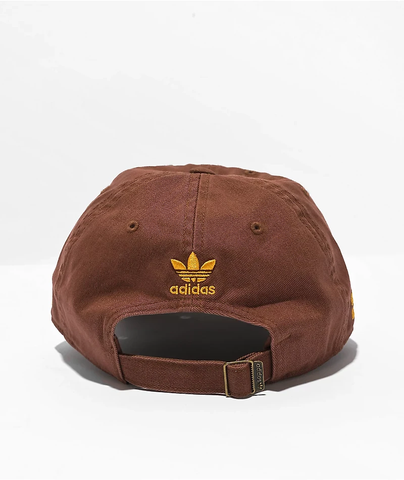 adidas Originals Relaxed New Prep Preloved Brown Strapback Hat