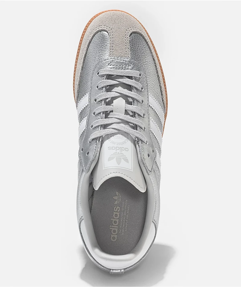 adidas Originals Samba OG Silver & White Shoes