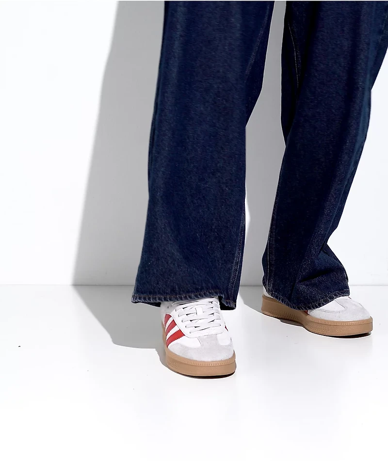 adidas Originals Samba XLG Grey, Red & Gum Shoes