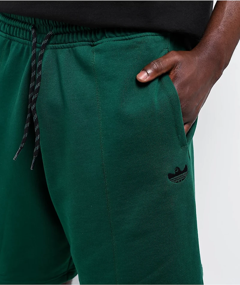 adidas Originals Shmoofoil Featherweight Dark Green Sweat Shorts