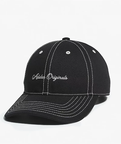 adidas Originals Signature Black Strapback Hat