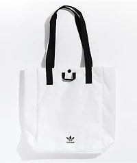 adidas Originals Simple White & Orange Tote Bag