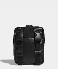 adidas Originals Skateboarding Faux-Leather Black Crossbody Bag