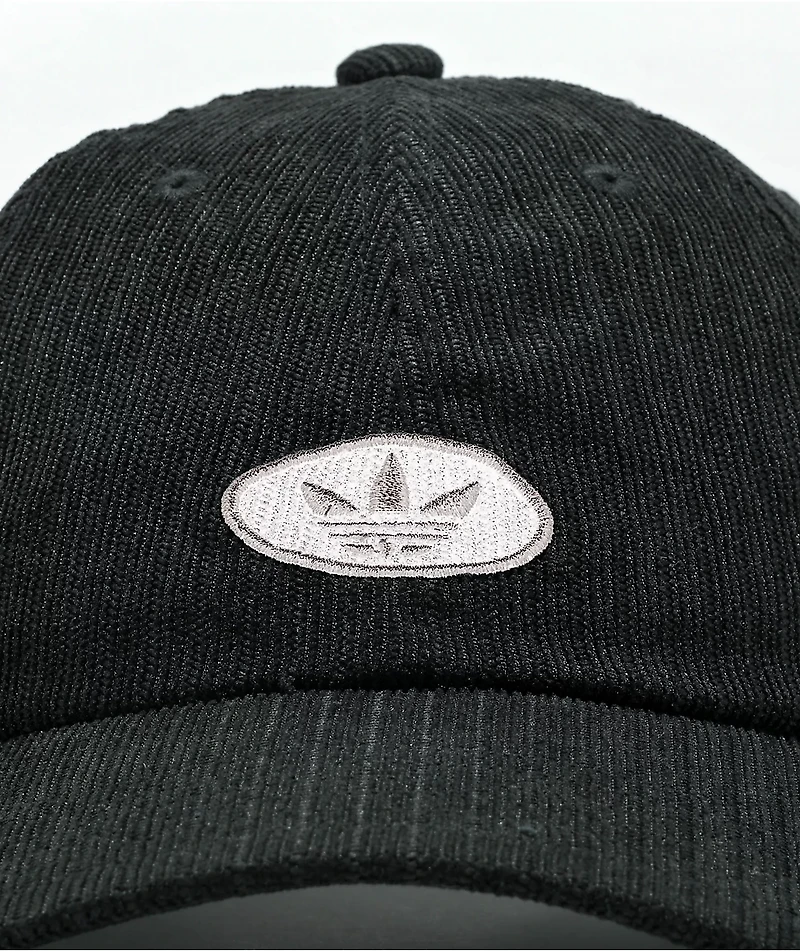 adidas Originals Sport Black Corduroy Strapback Hat