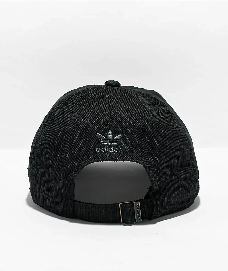 adidas Originals Sport Black Corduroy Strapback Hat