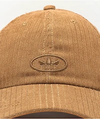 adidas Originals Sport Brown Corduroy Strapback Hat