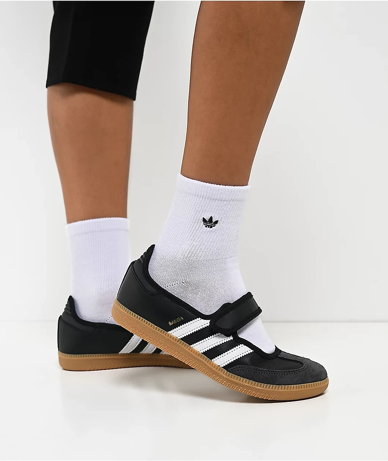 adidas Originals Trefoil Black, White & Beige 3 Pack High Quarter Crew Socks